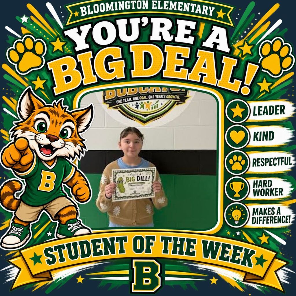 BES STUDENT OF THE WEEK ~ EMMA ESCALANTE