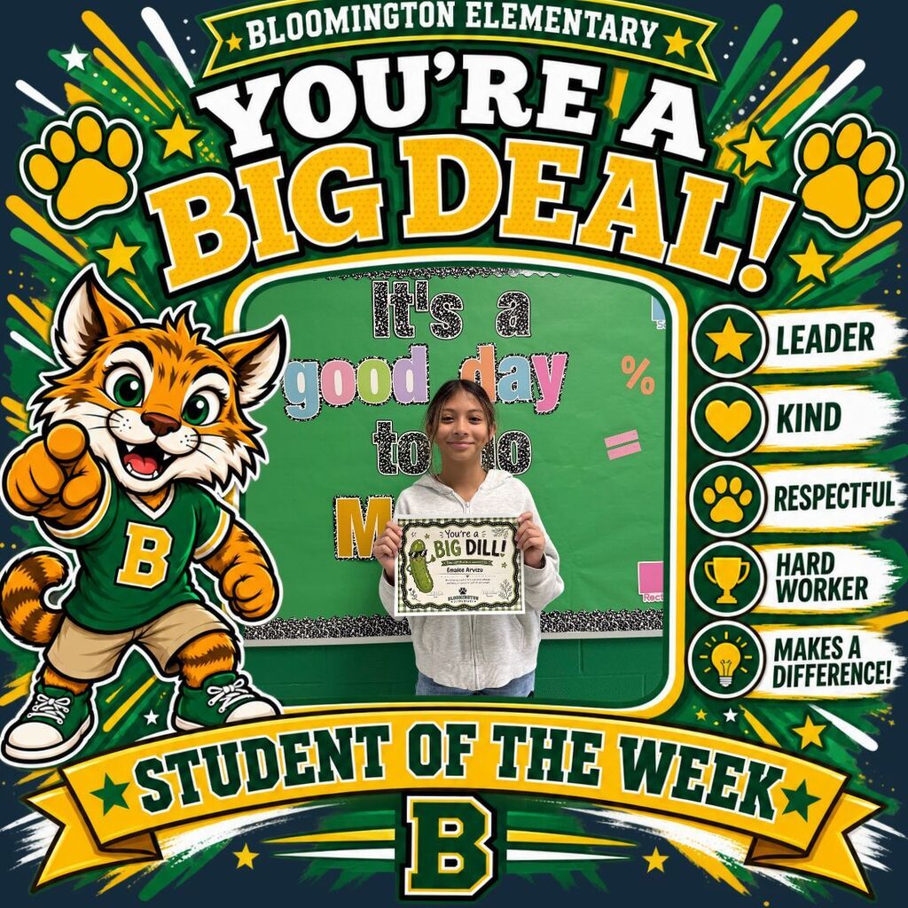 STUDENT OF THE WEEK ~ EMMALEE ARVIZU