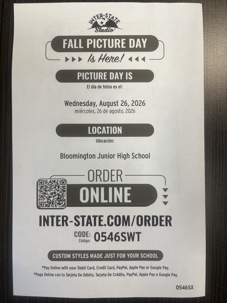 Picture Day flier