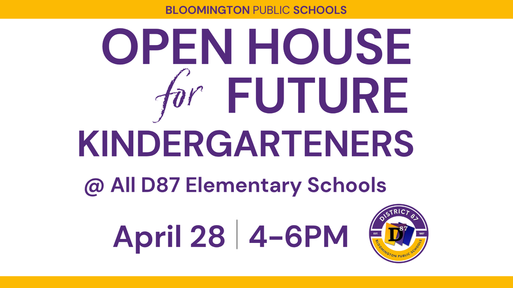 Kindergarten open house graphic