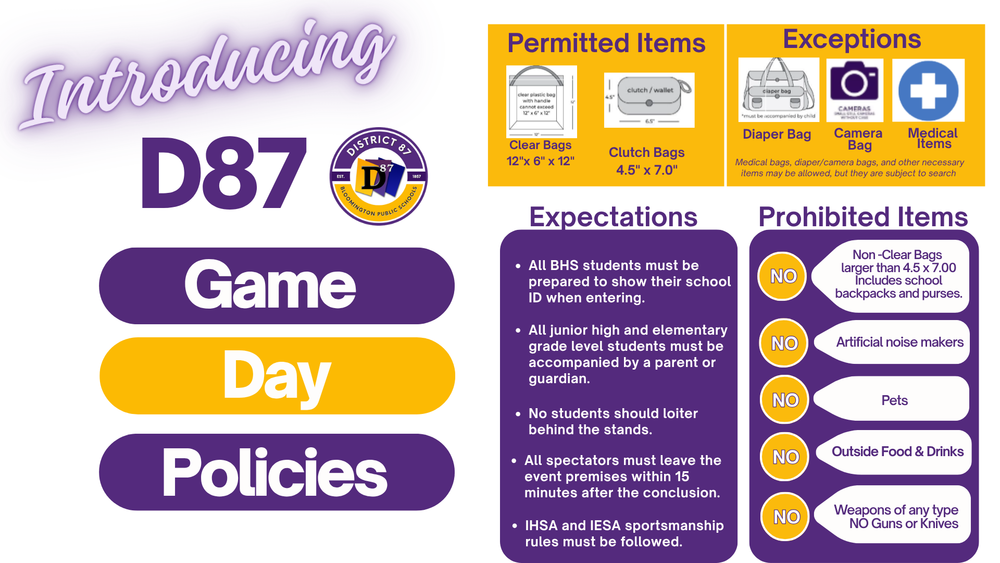 Game Day policies