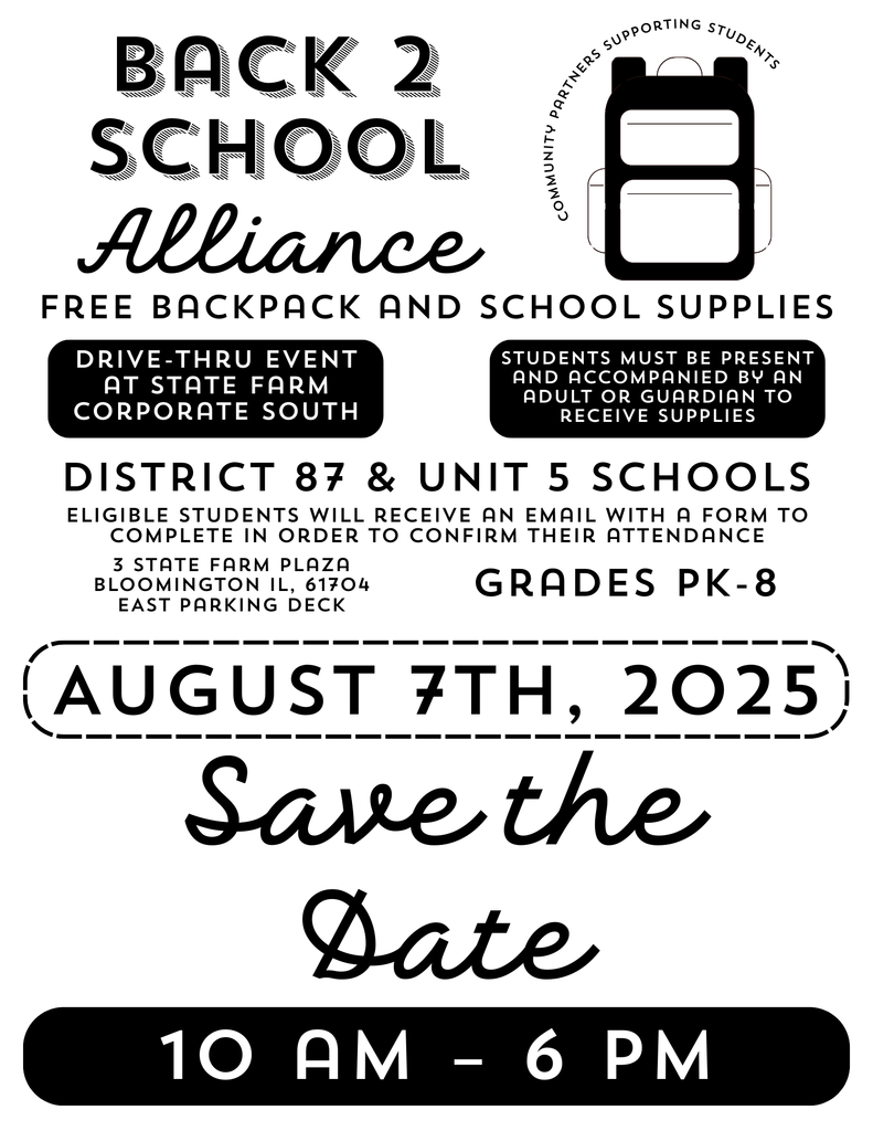 Save the Date for the Back 2 School Alliance
