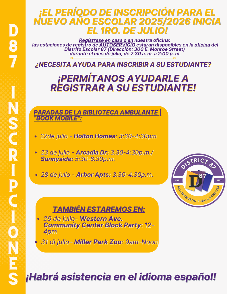 registration flyer spanish