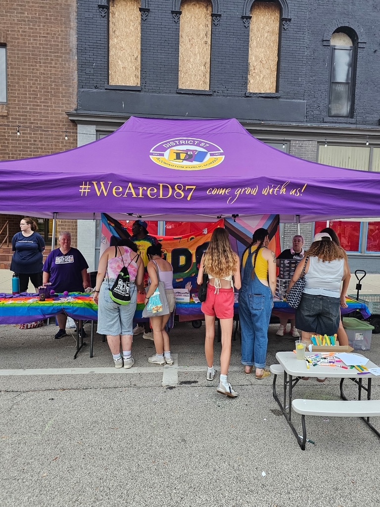 D87 at the pride fest