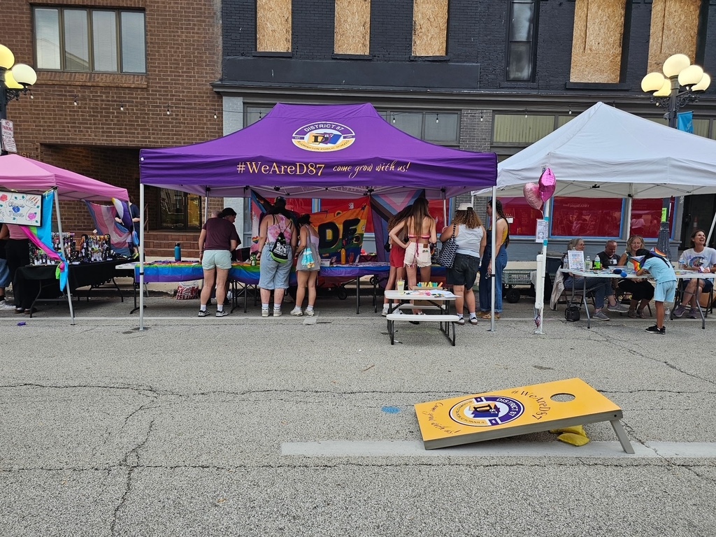 D87 at the pride fest