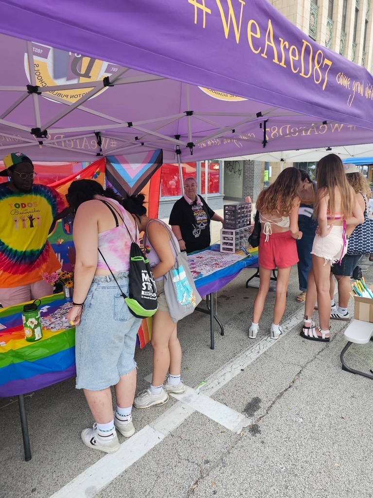 D87 at the pride fest