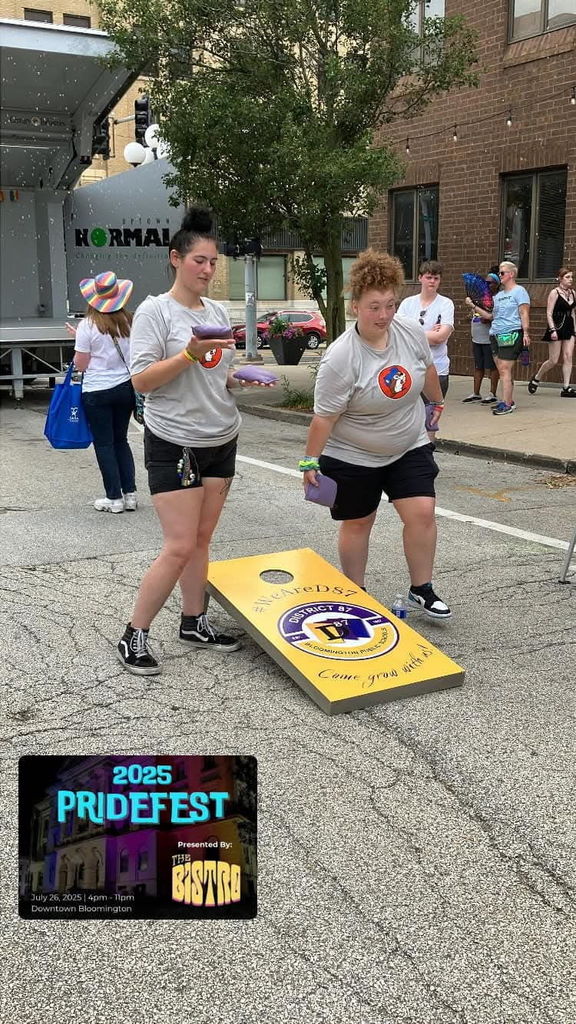 D87 at the pride fest