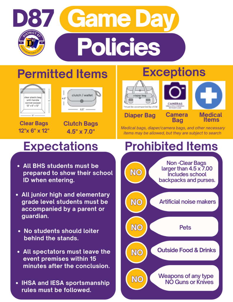 Game Day policies