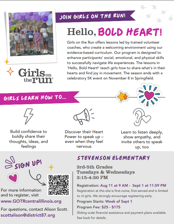 Girls on the Run Flyer