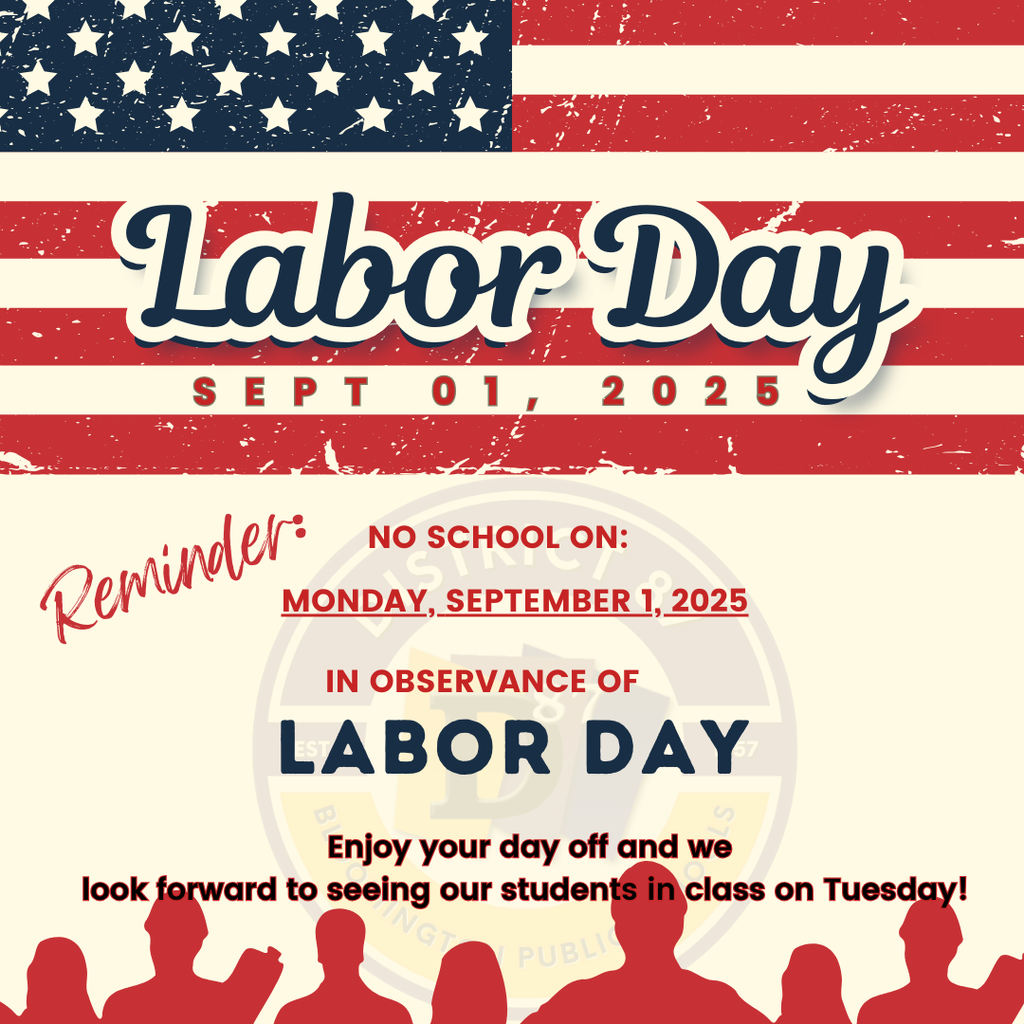 labor day school closure reminder