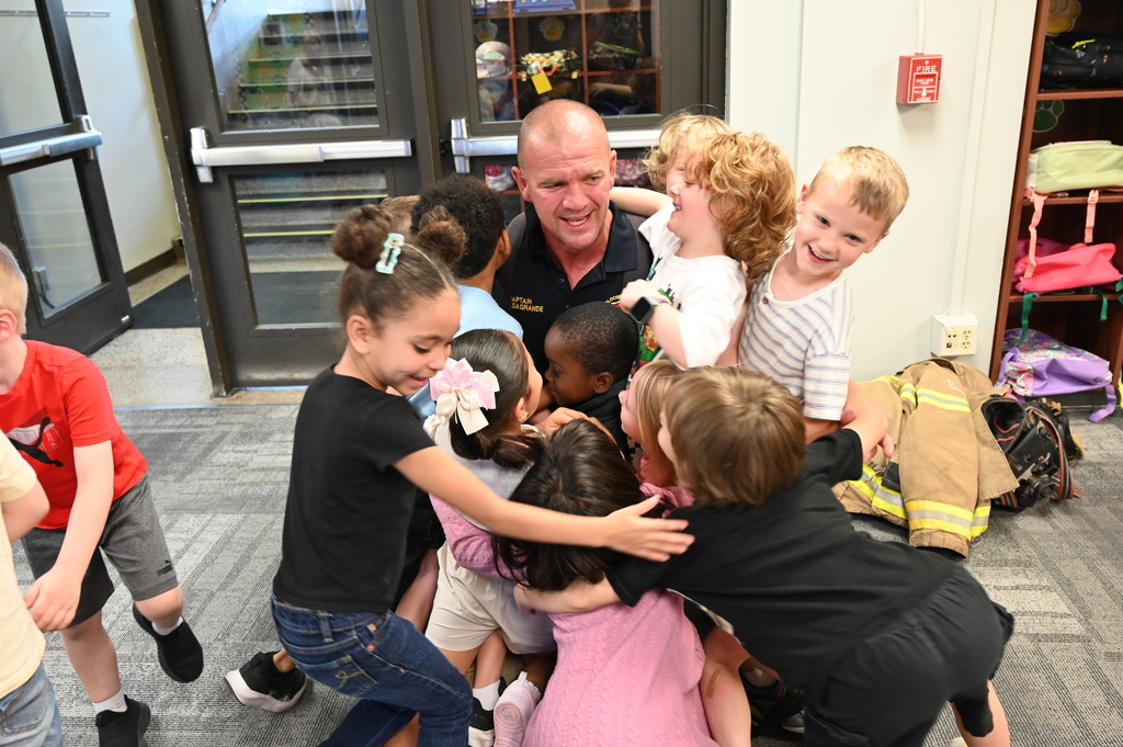 Fire department visit at Washington