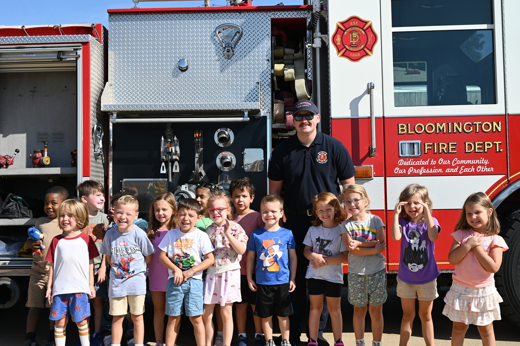 Fire department visit at Washington