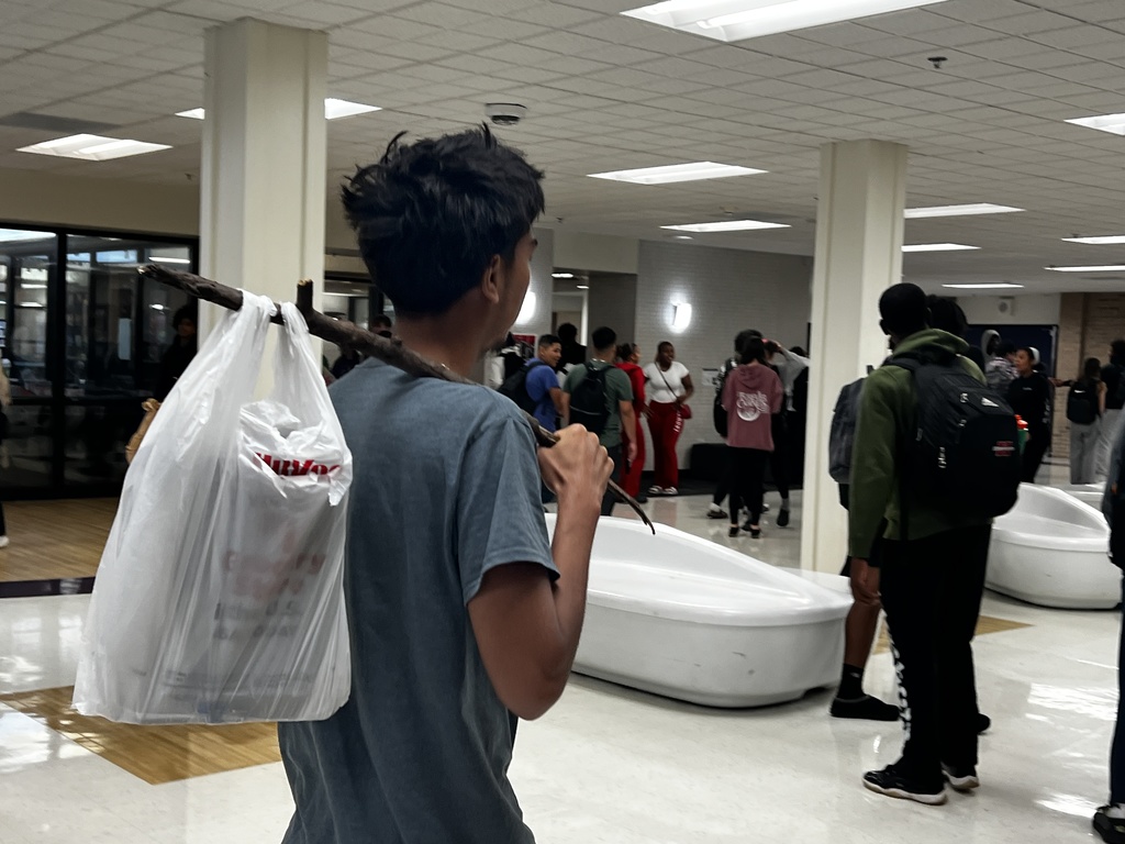 anything but a backpack day at BHS
