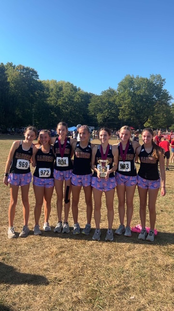 BHS girls cross country team