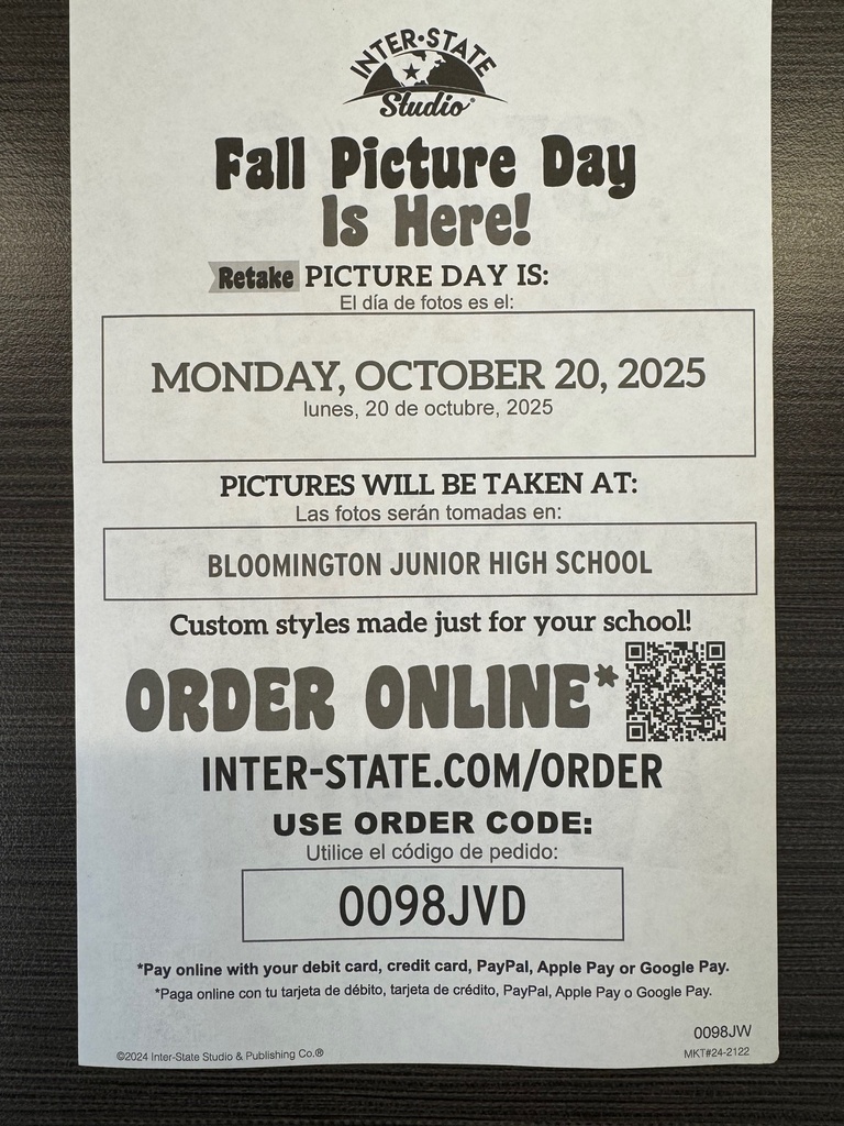 Picture Retake Day Flier Information