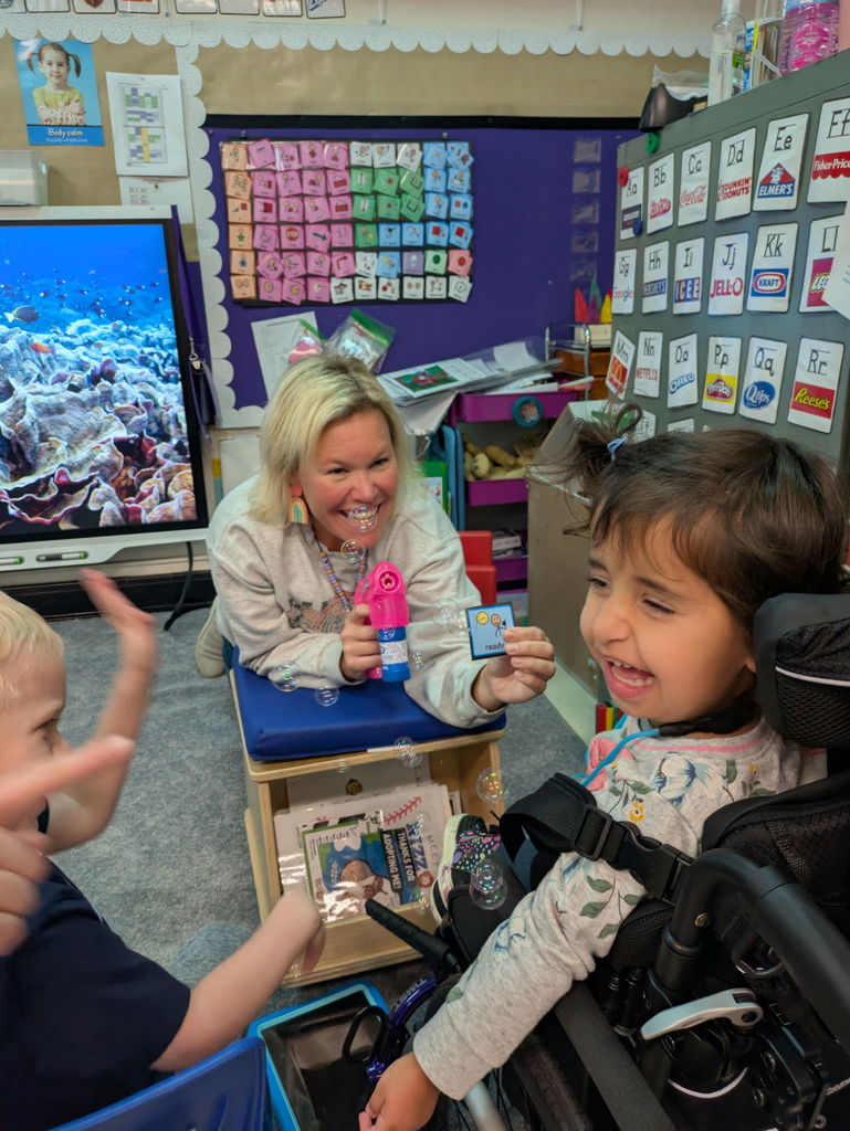 bubbles at Sarah Raymond