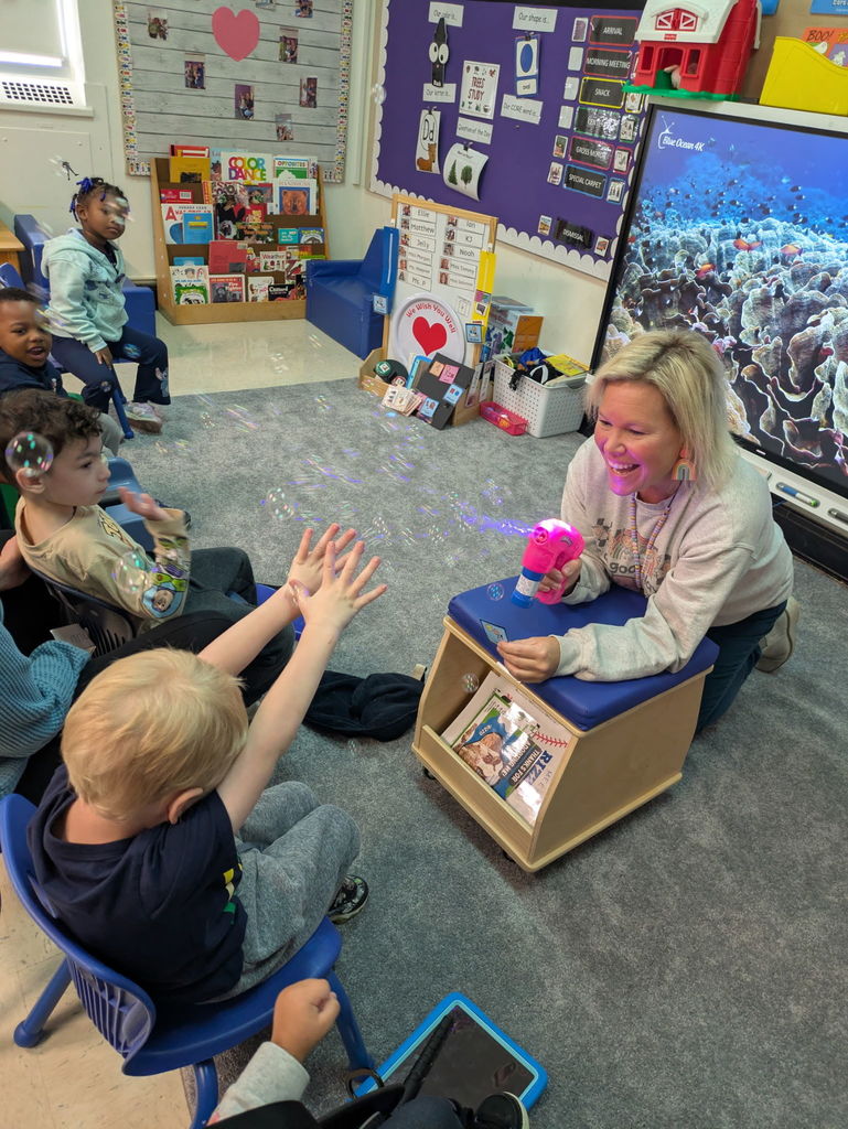 bubbles at Sarah Raymond