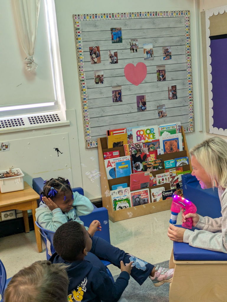 bubbles at Sarah Raymond