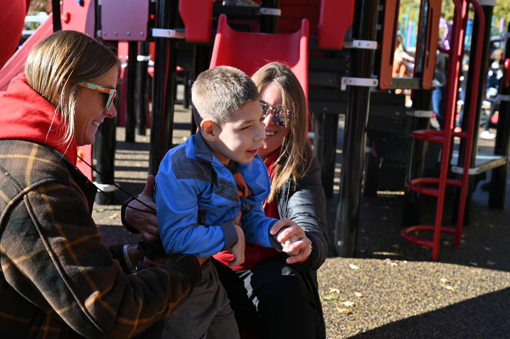 Stevenson inclusive playground ribbon cutting