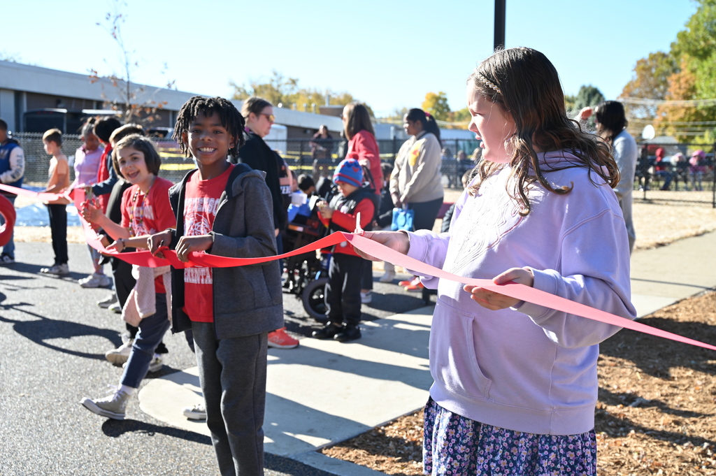 Stevenson inclusive playground ribbon cutting