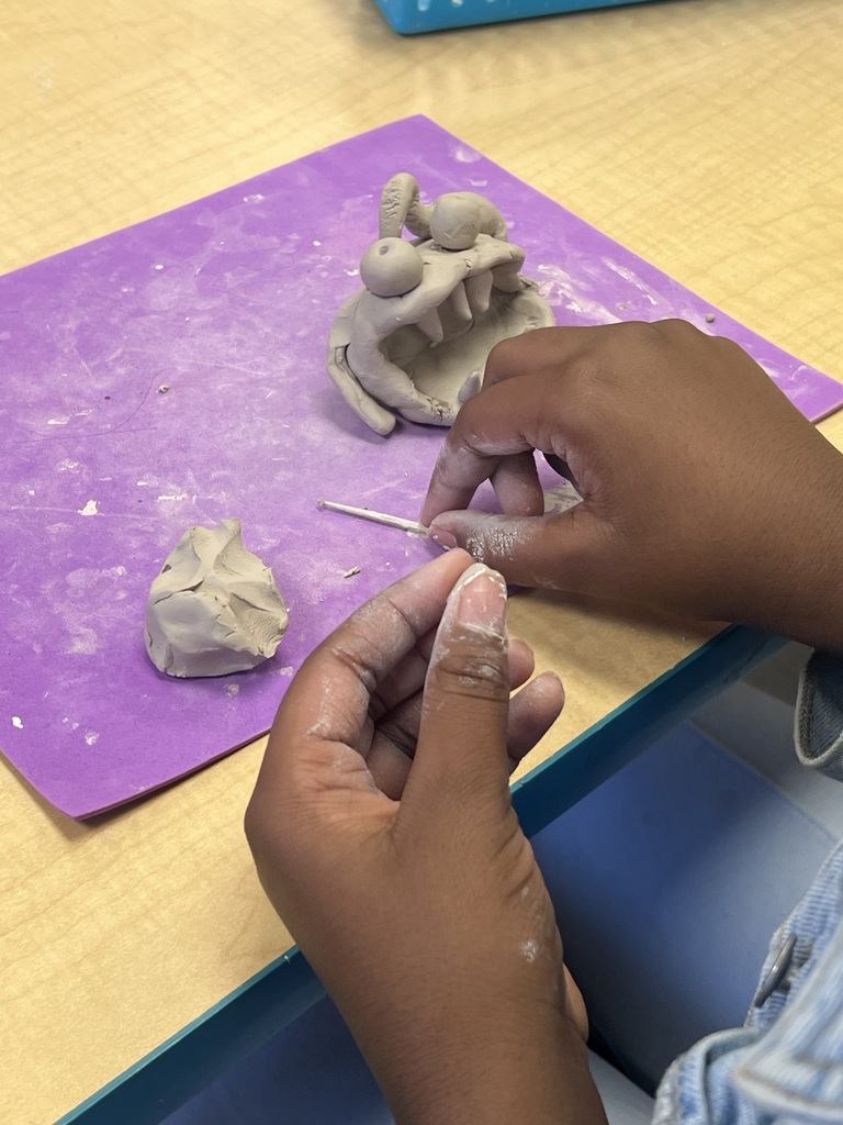 Clay monster making at Sheridan