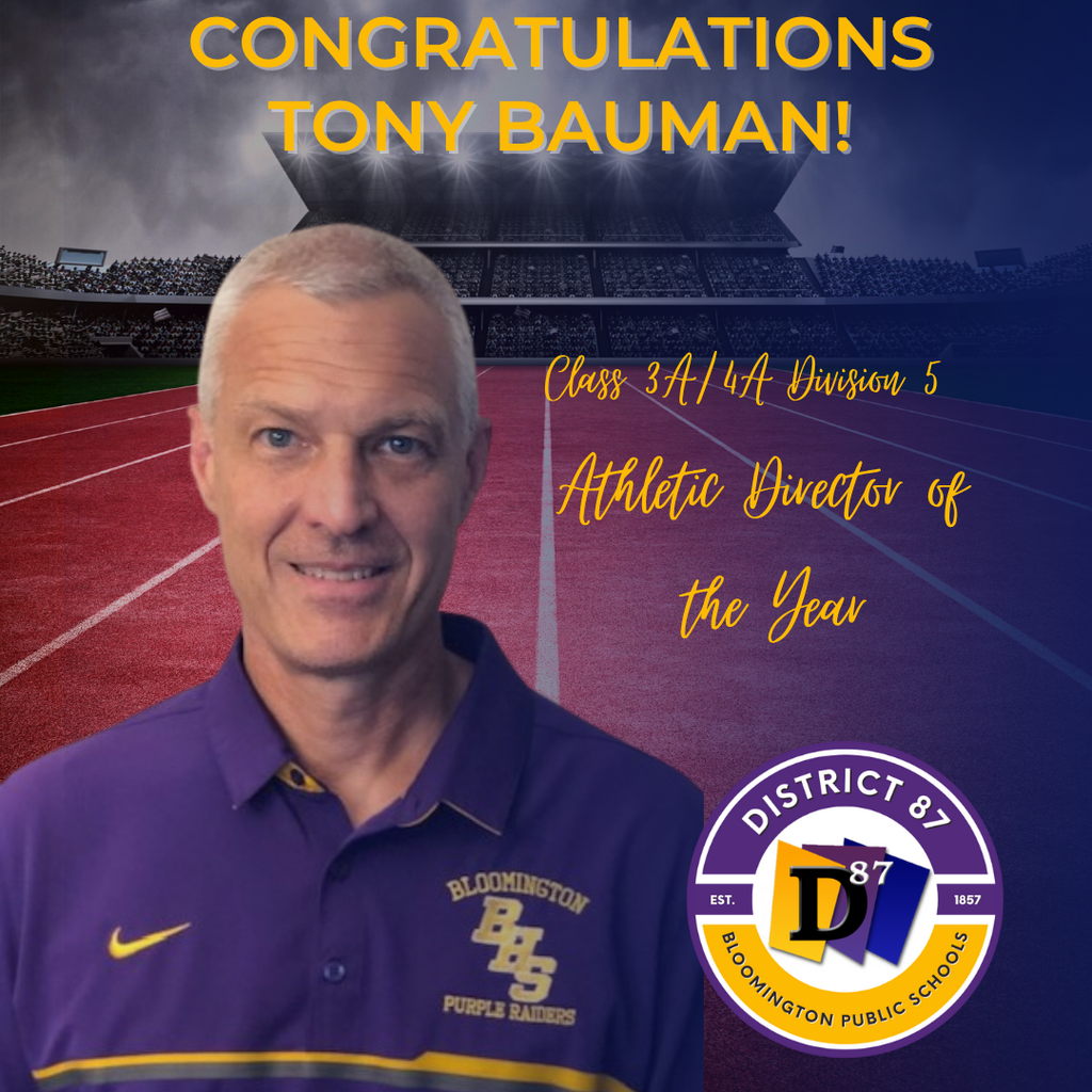 Congratulations to Tony Bauman!