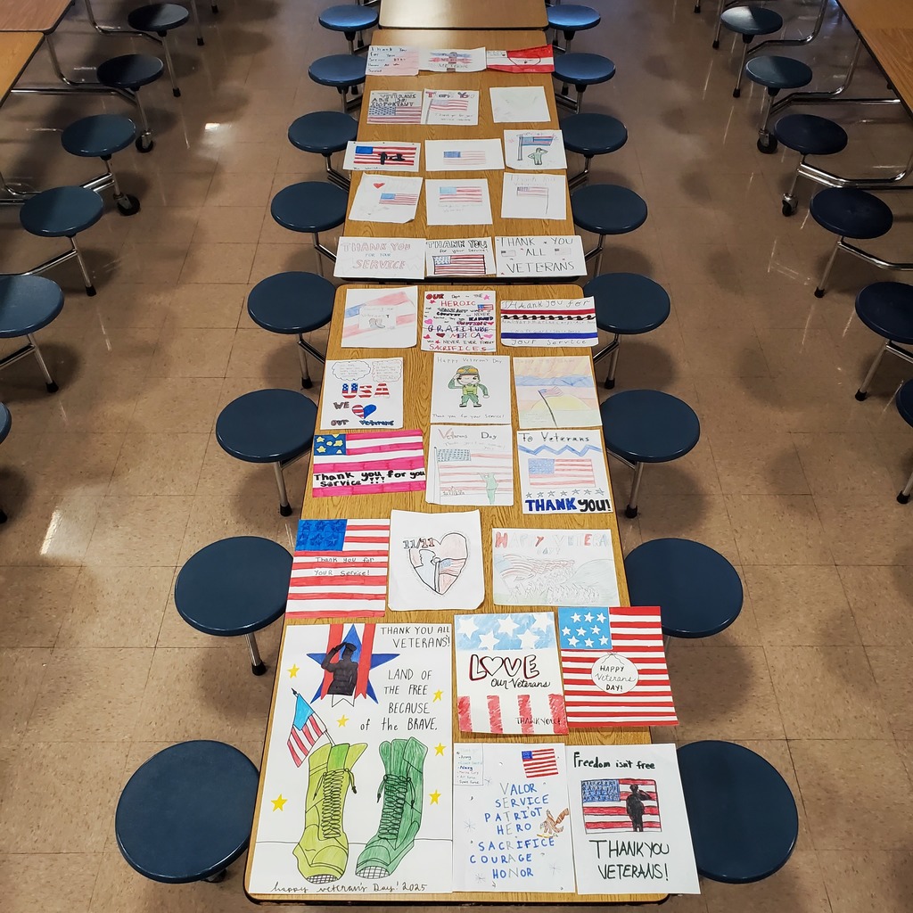 BJHS student council Veterans Day