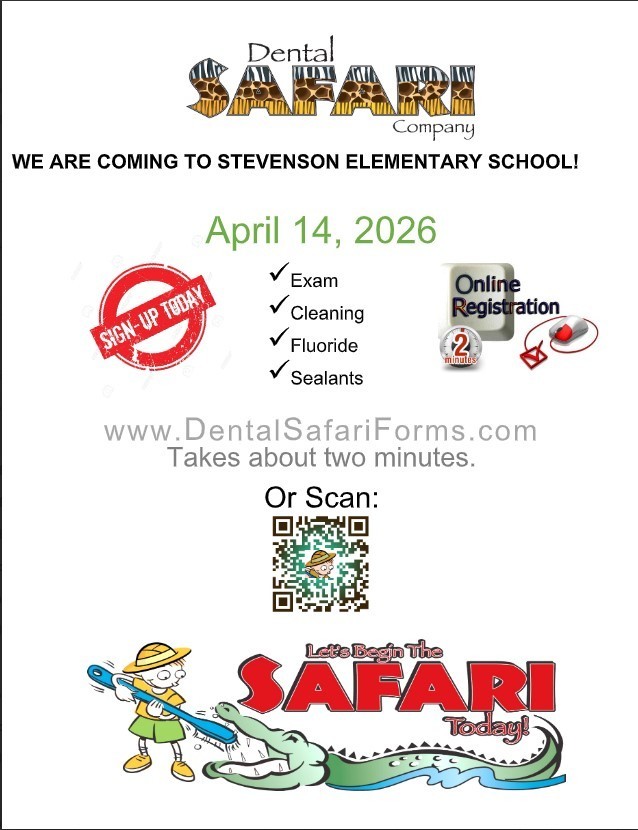 Dental Clinic is April 14, 2026 at Stevenson