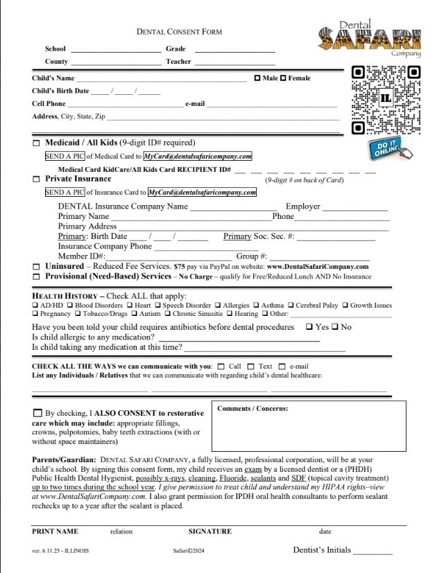 Dental Clinic Form