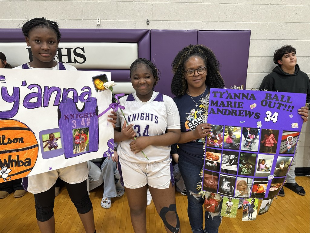 8th grade girls b-ball night