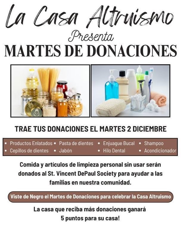 Martes de Donaciones