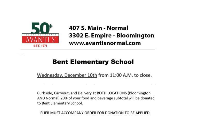 PTO Restaurant Night-Avanti's on Main