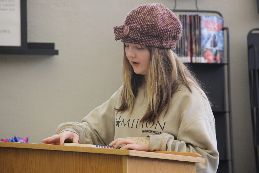 7TH GRADE POETRY READING