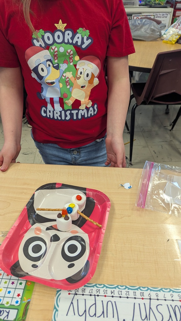 Snowman party in Mrs. Mizell's class