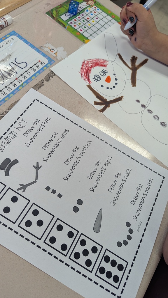 Snowman party in Mrs. Mizell's class
