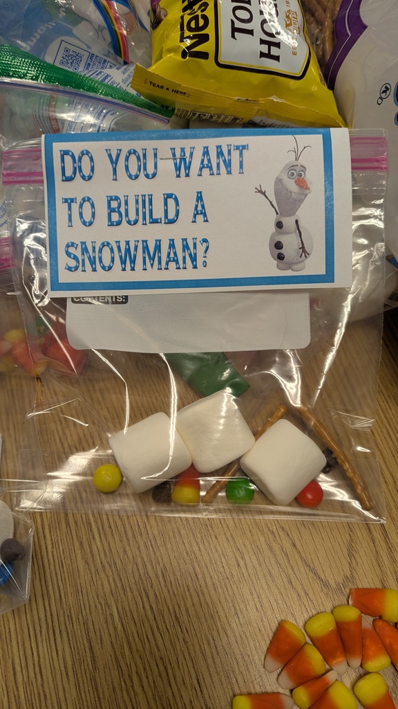 Snowman party in Mrs. Mizell's class