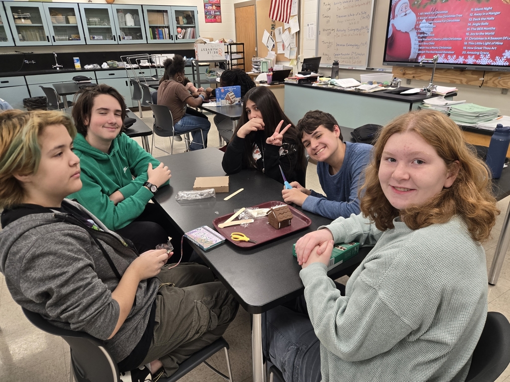 Gingerbread house making at BJHS