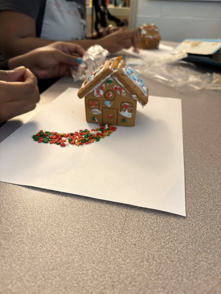 Gingerbread house making at BJHS