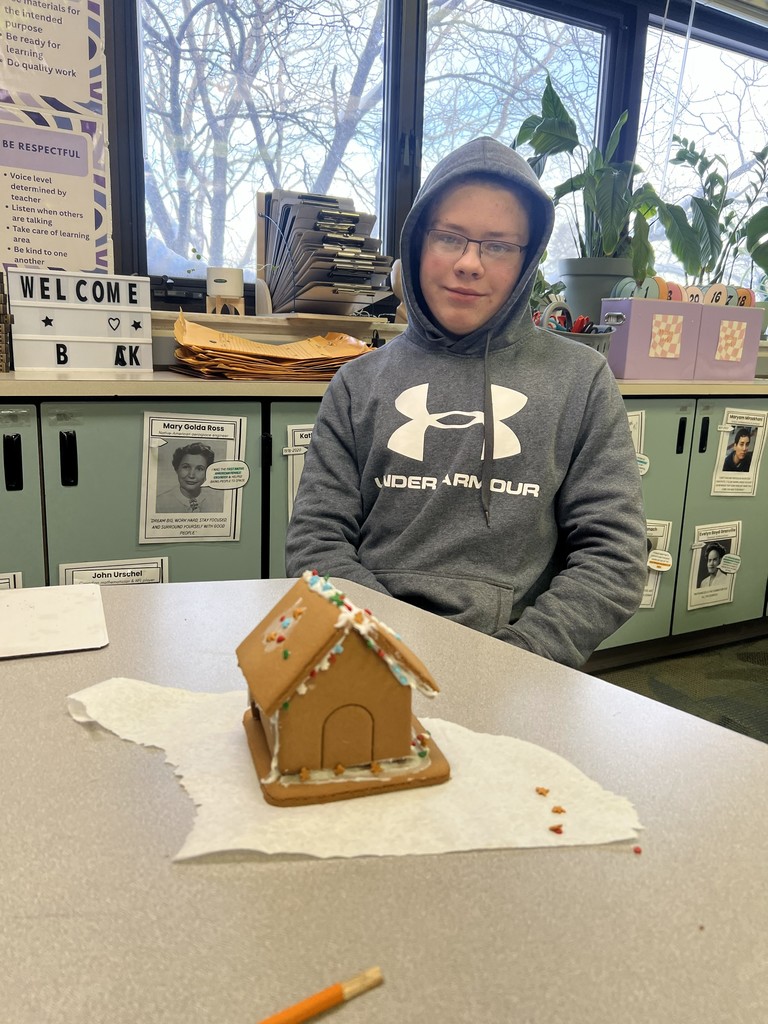 Gingerbread house making at BJHS
