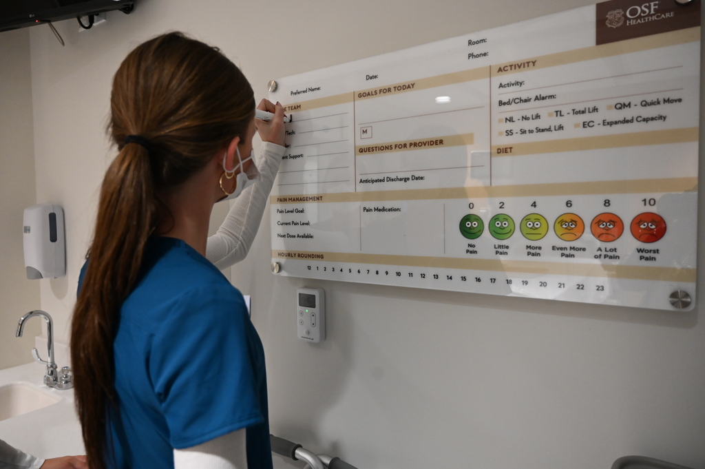 CNA Leadership students at OSF