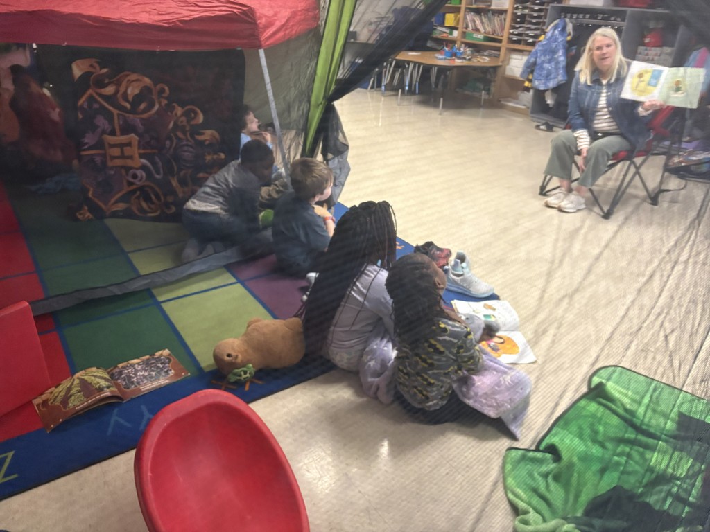 Reading in Mrs. Lovell's room