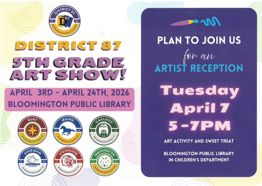 5th grade art show flyer