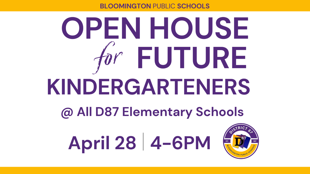 Kindergarten open house graphic