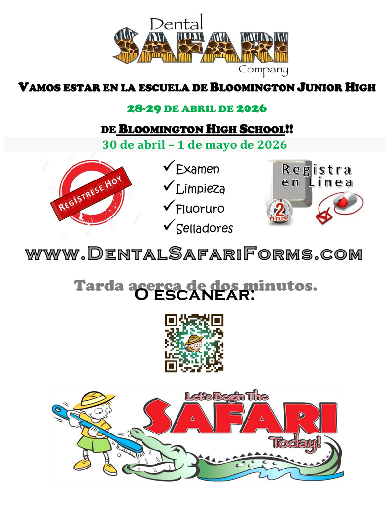 BJHS Dental Clinic flier in Spanish