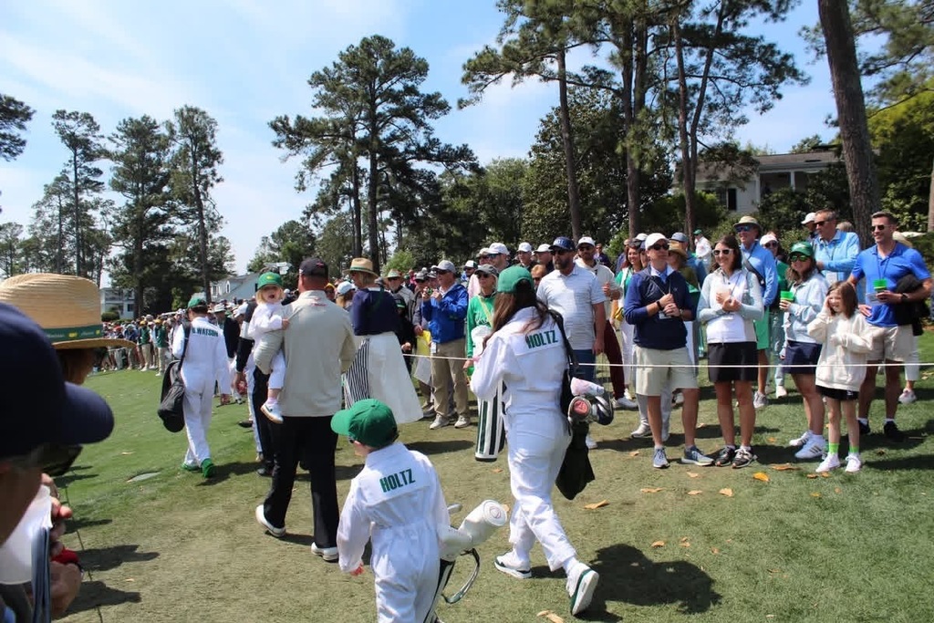 Brandon Holtz at the Masters