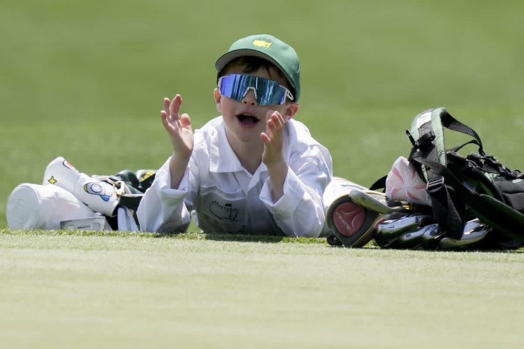 Brandon Holtz at the Masters