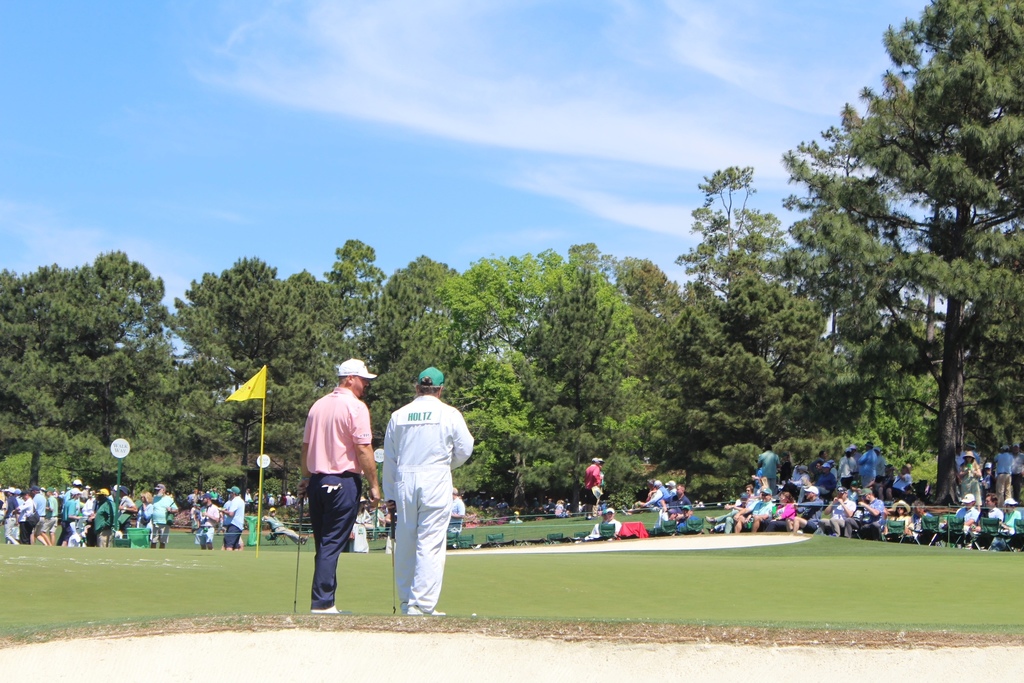 Brandon Holtz at the Masters