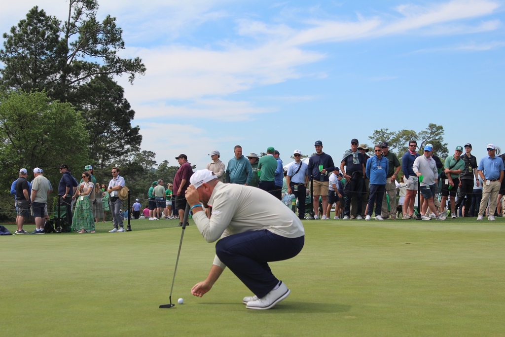 Brandon Holtz at the Masters
