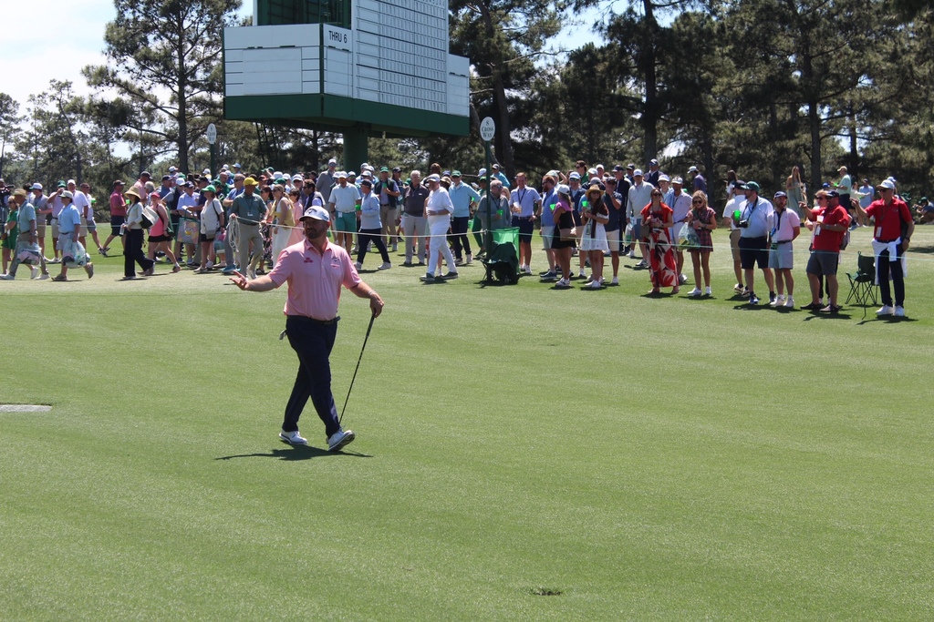 Brandon Holtz at the Masters
