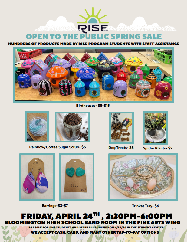 Rise Program spring sale flyer